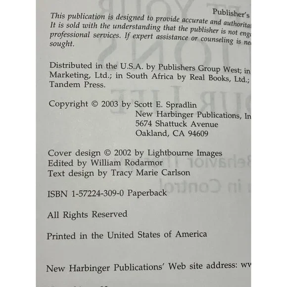 Don't Let Your Emotions Run Your Your Life  Self Help Workbook - Picture 4 of 12